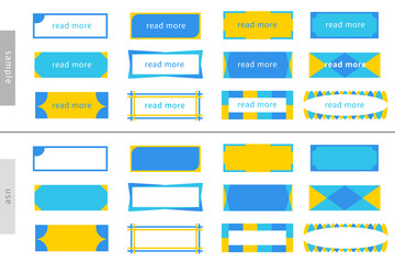 タイトル 見出し 表題 名前 北欧 装飾 枠 バナー フレーム Ai ベクター素材 Wall Mural Sozyer