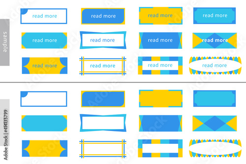 タイトル 見出し 表題 名前 北欧 装飾 枠 バナー フレーム Ai Eps ベクター素材 Wall Mural Sozyer