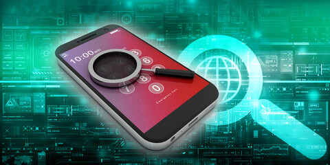 3d rendering mobile phone search
