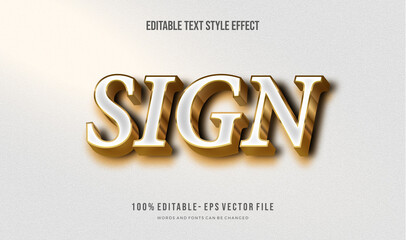 elegant luxury gold text effect. Modern editable text style effect.
