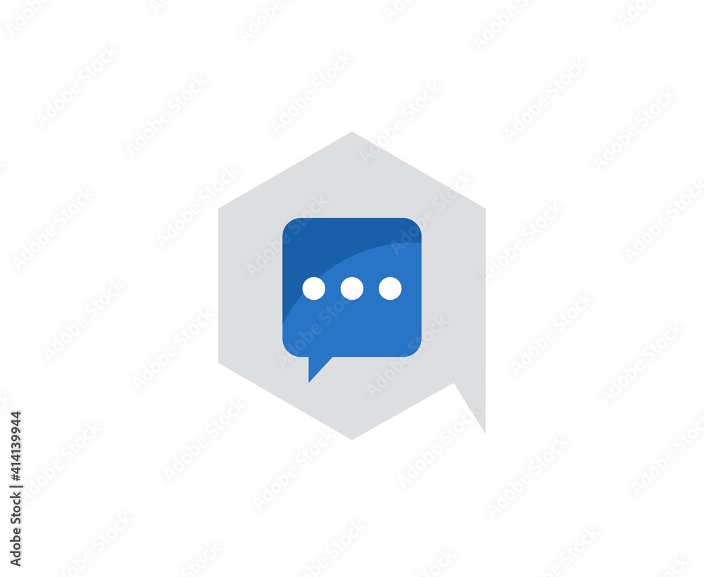 Poster chat logo