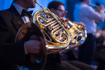 trumpet musical instrument.