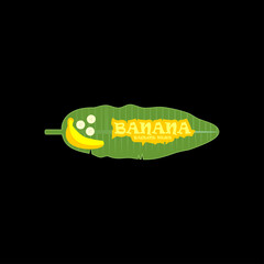 Banana vector logo icon template