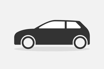 Car vector icon, isolated. Black Car vector icon. Automobile. Vector illustration