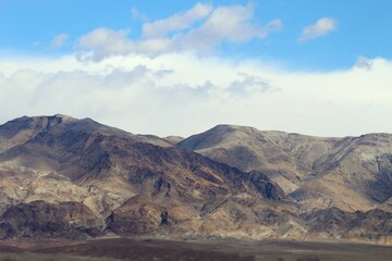 Fototapeta na wymiar Wilderness mountains at Death Valley National Park