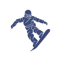 Snowboarding design vector illustration, Creative Snowboarding logo design concepts template, icon symbol