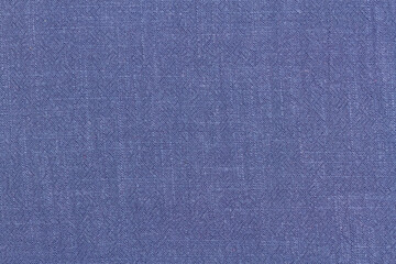 Surface of cotton linen tablecloth kitchen (napkin) blue color texture background.