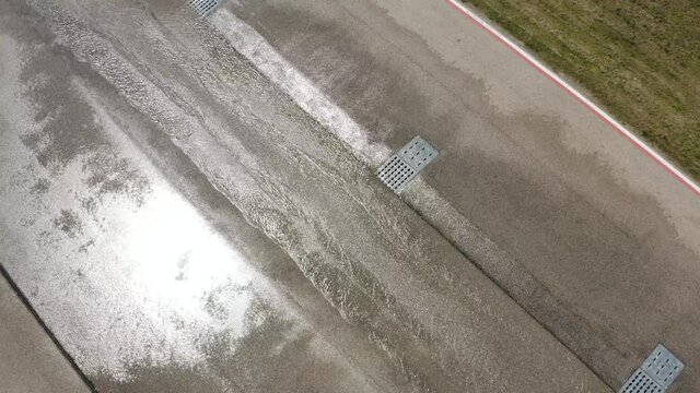 Practical car driving training track.