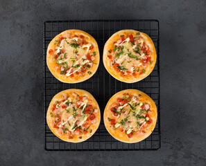 pizza on a plate