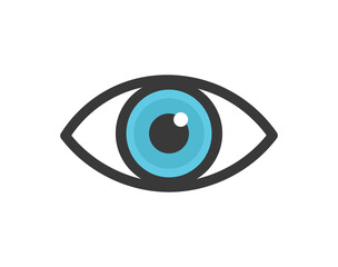 Blue eye icon.