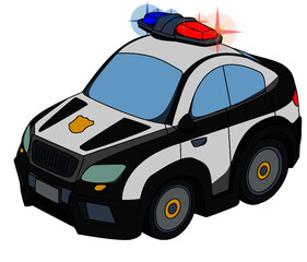 police car vector