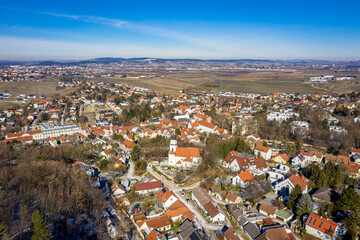 Bisamberg in the Korneuburg district. Weinviertel region in Austria.