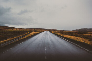 Fototapeta na wymiar Nowere Route in Iceland