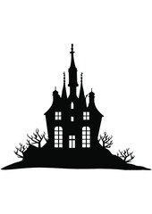 Obraz premium Halloween, Decoration, Horror film, Witch, Cats, Ghost, Home decoration, Decor equipment