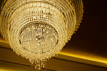 Luxurious lamp in the hotel