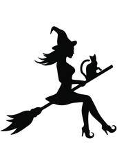 Halloween, Decoration, Horror film, Witch, Cats, Ghost, Home decoration, Decor equipment