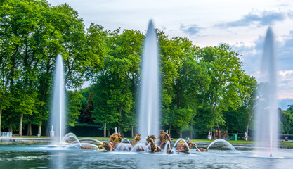 Fuente de los jardines del Palacio de Versalles