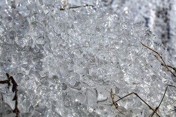 Hielo abstracto