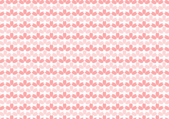 桜の花模様の背景イラスト