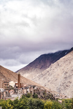 Imlil, High Atlas Mountains, Morocco, travel, mountains, houses, house, trekking, mountain houses, landscape, mountain, village, town, view, sky, nature, mountains, panorama, hill, valley, rock, spain