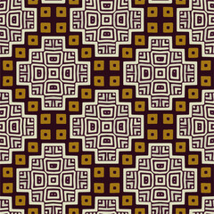 Seamless pattern with multicolored shapes.