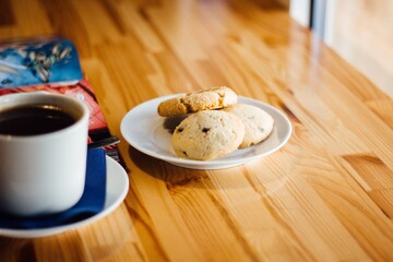 coffee and cookies