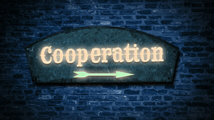 Street Sign to Cooperation