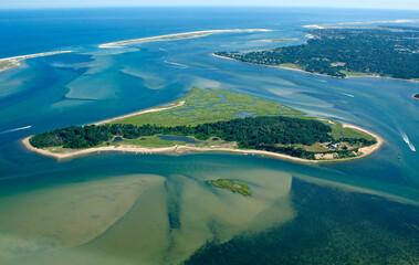 Pleasant Bay Aerial at Chatham, Cape Cod