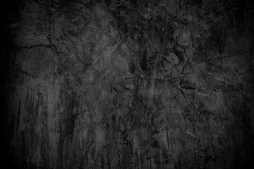 Old wall texture cement dark black gray  background abstract grey color design are light with white gradient background.