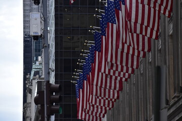 New York city flags united states