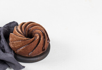 chocolate cake with icing