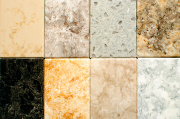 Fragments of artificial stone, natural colors and texture.