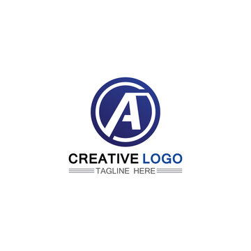 A Letter Logo Template business logo and corporate identity