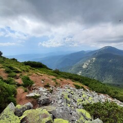 landscape in the mountains