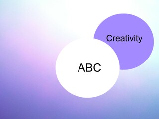 Purple abstract gradient trendy background with circles