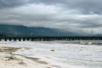 storm over the ocean 