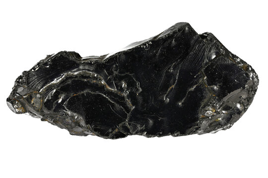elite shungite from Karelia, Russia isolated on white background