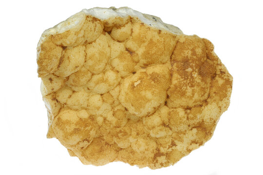 thomsonite from Arensberg, Germany isolated on white background