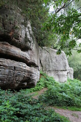 Obraz premium Eridge Rock formation, Sussex, British Isles