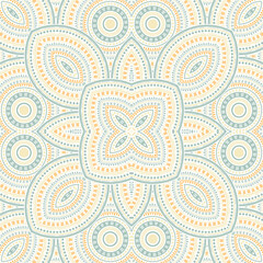 Intricate portugese azulejo tile seamless ornament. Ethnic structure vector swatch. Textile print design. Stylized lisbon azulejo tilework repeating pattern. Wall decoration template.