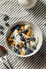 Healthy Homemade Ricotta Cheese Yogurt Bowl