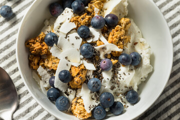 Healthy Homemade Ricotta Cheese Yogurt Bowl