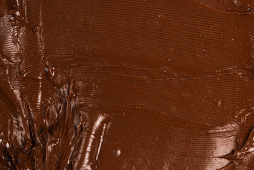 Chocolate cream background. Space for text or design.