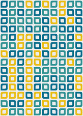 Abstract Geometric Pattern generative computational art illustration