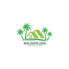 Fototapeta premium Real estate logo design vector 