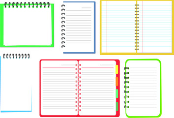 set of design notebooks for working