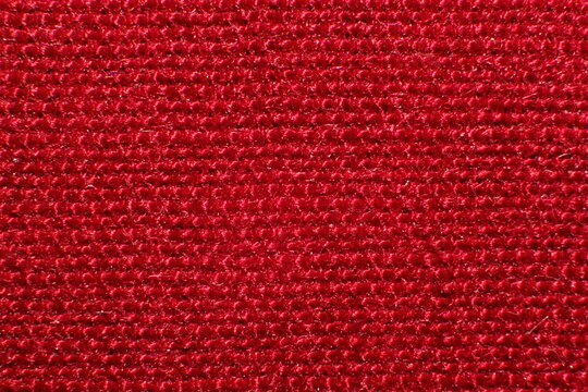 Red Book Cover Texture Material Backdrop Macro Weaved Cover Binding Background