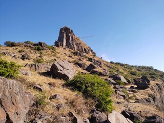 rocks in the mountains