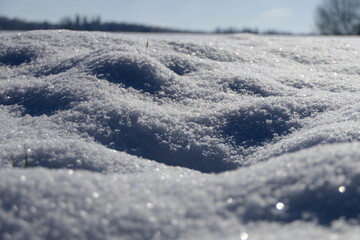 Fototapeta na wymiar Landschaft im Schnee
