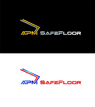 APN safe floor logo template, vector logo for business and company identity 